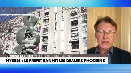 Bruno Bartoccetti, à propos du préfet de Var qui a décidé d'interdire aux dealers de se rendre à Hyères : «Ça démontre surtout qu'il se sent démuni, lui représentant de l'Etat, face aux mesures qui sont prises par notre gouvernement»