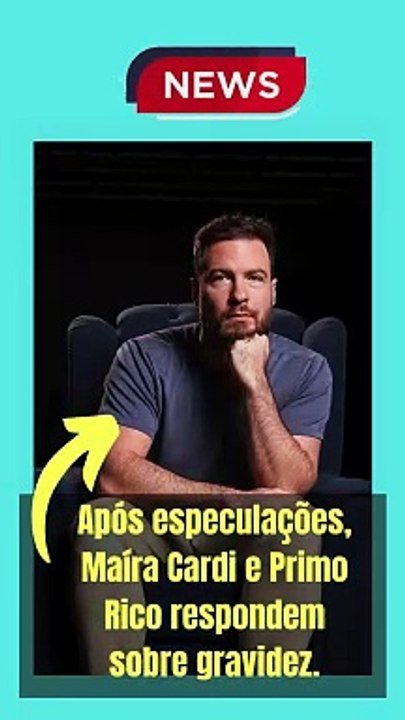 Após especulações, Maíra Cardi e Primo Rico respondem sobre gravidez.