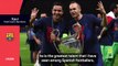 Xavi congratulates Iniesta on reaching impressive milestone