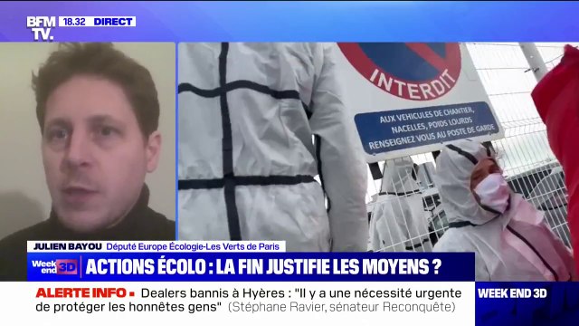 Action contre Arkema: Je soutiens la désobéissance civile du moment qu'elle est non-violente assure Julien Bayou (député EELV)