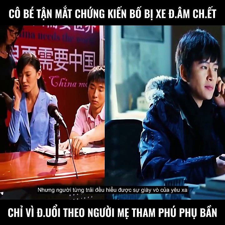 Cô bé tận mắt thấy bố bị xe đâm chỉ vì đuổi theo bà mẹ tham quý phụ bần || Phim: cô vợ ngoại tình