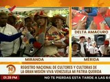 Miranda | Cultores y cultoras se suman al registro nacional de la Gran Misión Viva Venezuela