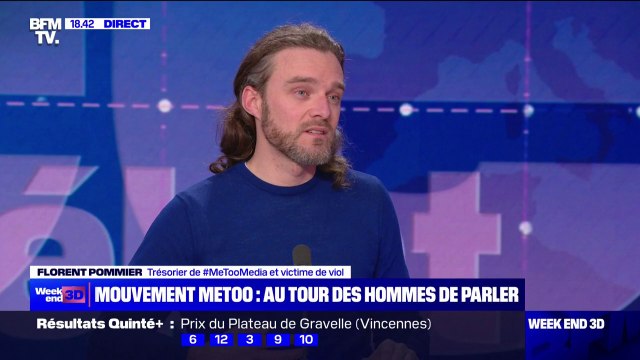On doit prendre ce bâton de parole : Florent Pommier, trésorier de #MeTooMedia, évoque la prise de parole des hommes victimes de violences sexuelles