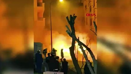 Sultangazi'de doğal gaz hattında patlama!
