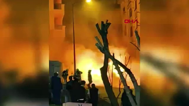 Sultangazi'de doğal gaz hattında patlama!