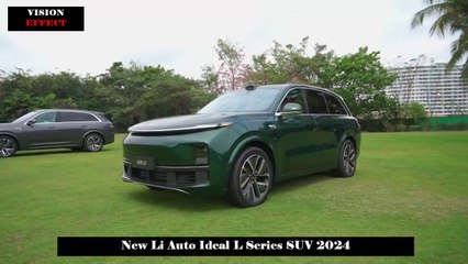 Range Increased with Qualcomm 8295 Processor and Refrigerator Added, Li Auto Ideal L Series SUV 2024