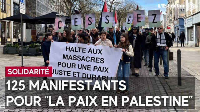 Manifestation ce samedi matin à Troyes pour « la paix en Palestine »