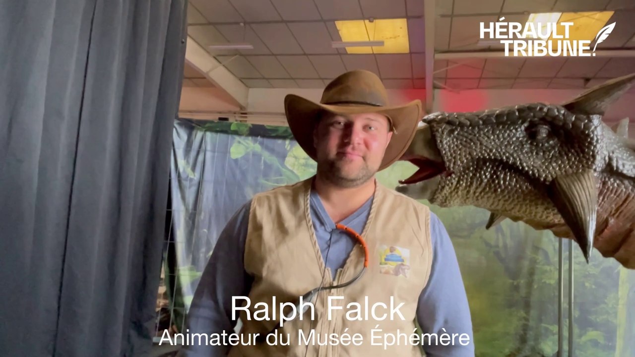 Interview de Ralph Falck, animateur du Musée Ephémère et dresseur de dinosaures