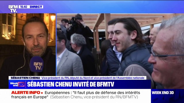 Campagne européenne du RN: Il faut plus de défense des intérêts français en Europe assure Sébastien Chenu