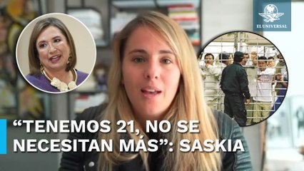 Saskia critica propuesta de prisión de máxima seguridad de Xóchitl Gálvez
