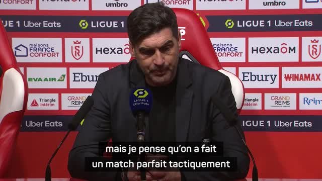 Lille - Fonseca : Difficile de jouer à Reims, mais on a fait un match parfait tactiquement