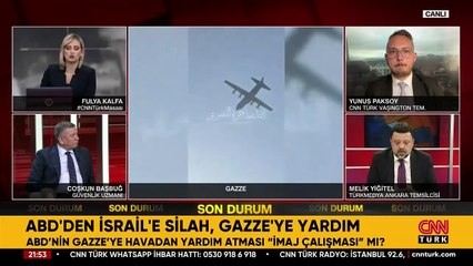 ABD, Gazze’ye havadan yardım gerçekleştirdi!