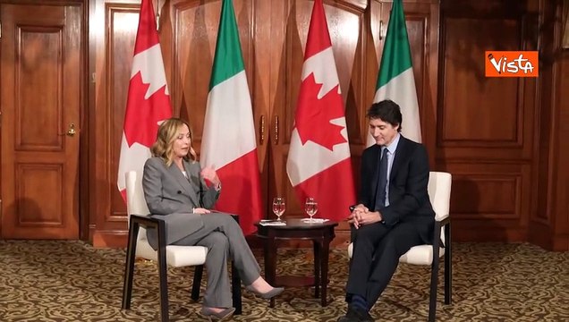 G7, Meloni a Trudeau: Molto da condividere, in Puglia assaggio delle tradizioni italiane