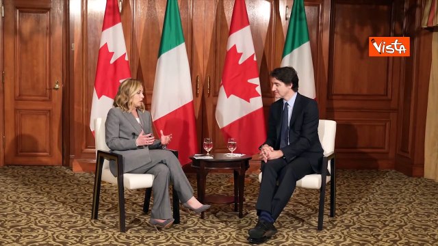 Medio Oriente, Meloni a Trudeau: Evitare escalation del conflitto
