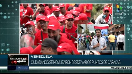 Miles de venezolanos se suman al Día de Acción por Palestina