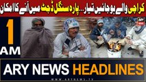 ARY News 1 AM Headlines 3rd March 2024 | Karachi Weather Latest Updates