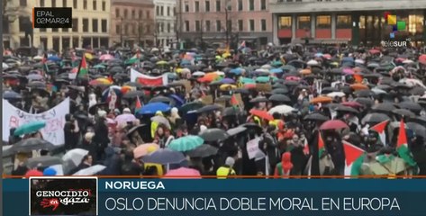 Principales ciudades de Europa se manifestaron en apoyo a la causa palestina