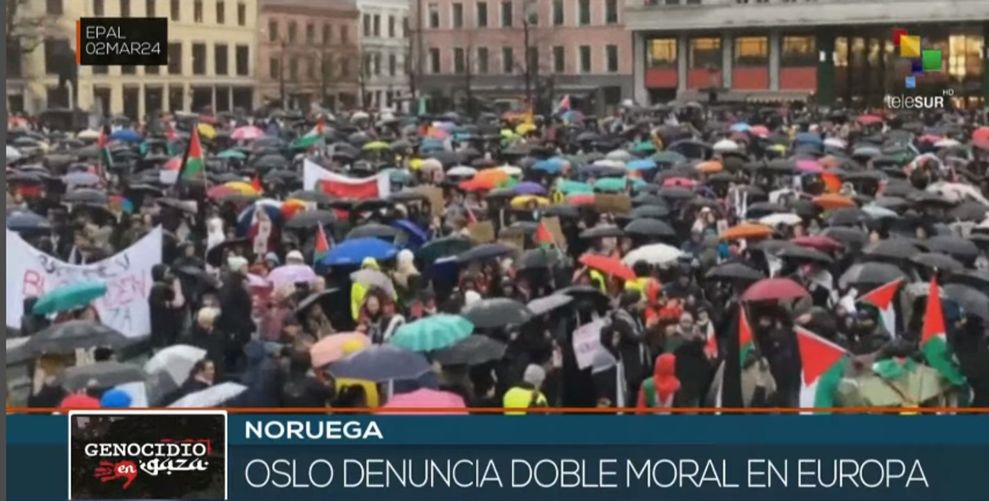 Principales ciudades de Europa se manifestaron en apoyo a la causa palestina