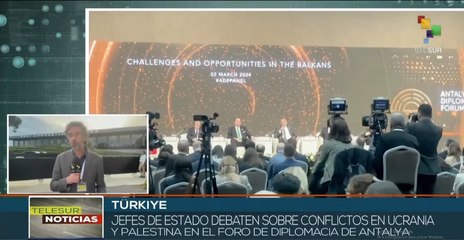 Concluye segunda jornada del Foro de Diplomacia de Antalya