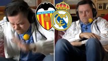 La reacción de Tomás Roncero a los goles del Valencia vs. Real Madrid