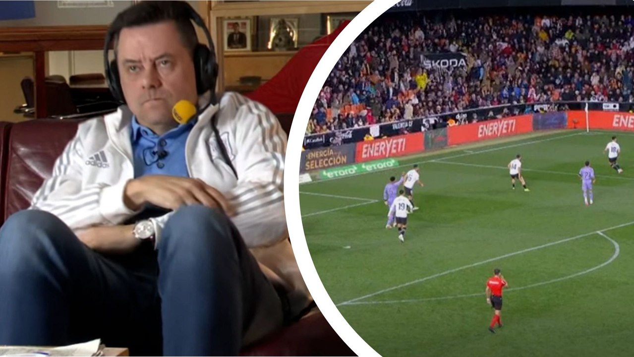 La reacción de Tomás Roncero al polémico pitido final de Gil Manzano antes del gol de Bellingham