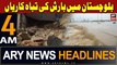 ARY News 4 AM Headlines 3rd March 2024 | Rain Disaster in Balochistan