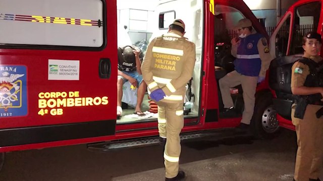 Com camelinho na mão, vítima de disparo de arma de fogo é socorrida pelo Siate no Jardim Los Angeles