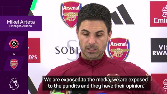 Arteta not focused on Rio Ferdinand's negative comments