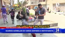 San Juan de Lurigancho: sicarios asesinan a mototaxista en plena avenida Canto Grande