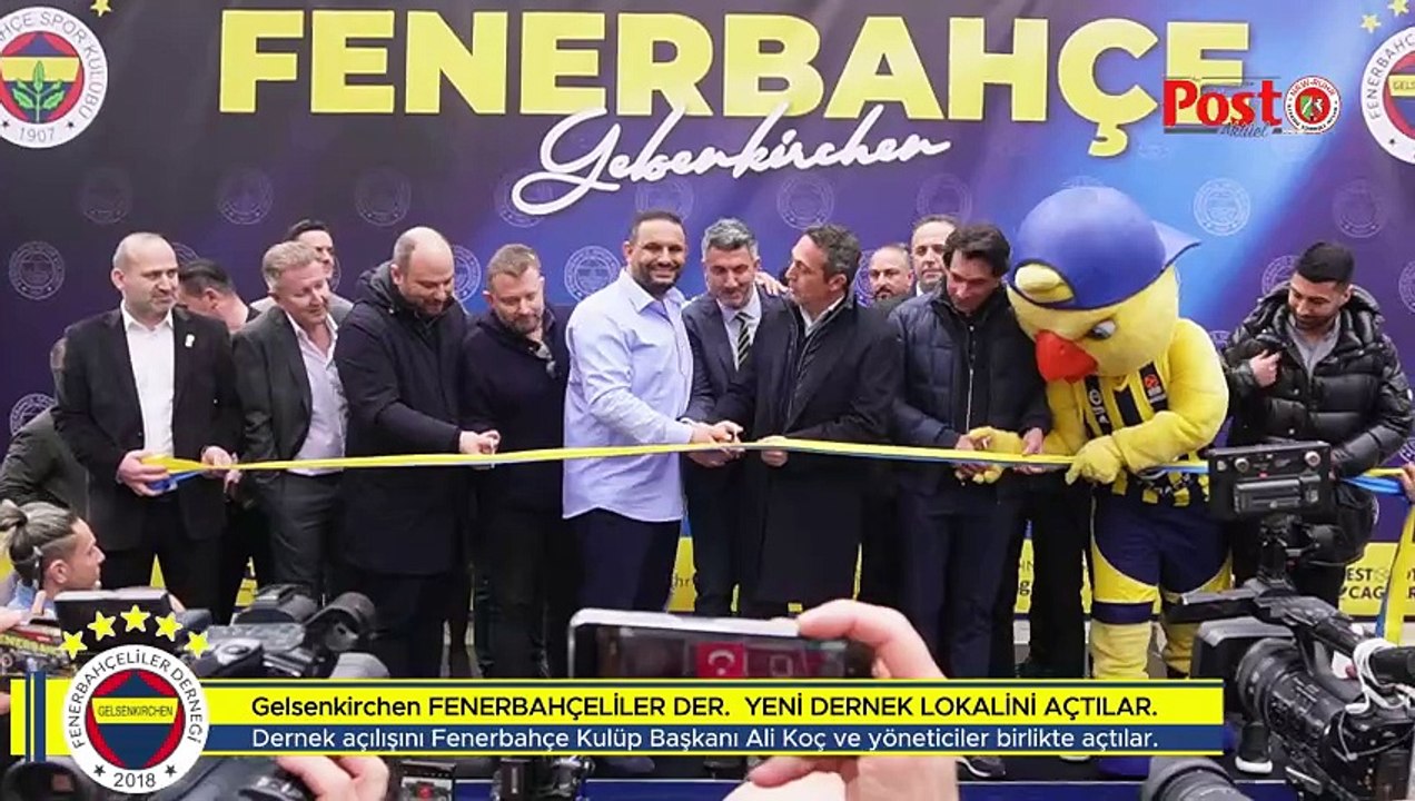 Gelsenkirchen Fenerbahçeliler Derneği Yeni Lokal Açılışı Ali Koç ile