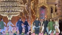 Anant Ambani Pre Wedding: Salman Khan Shahrukh Khan Aamir Khan Dances On Naatu Naatu, Video Viral...