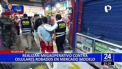 Huaycán: interviene galerías donde vendían celulares de dudosa procedencia