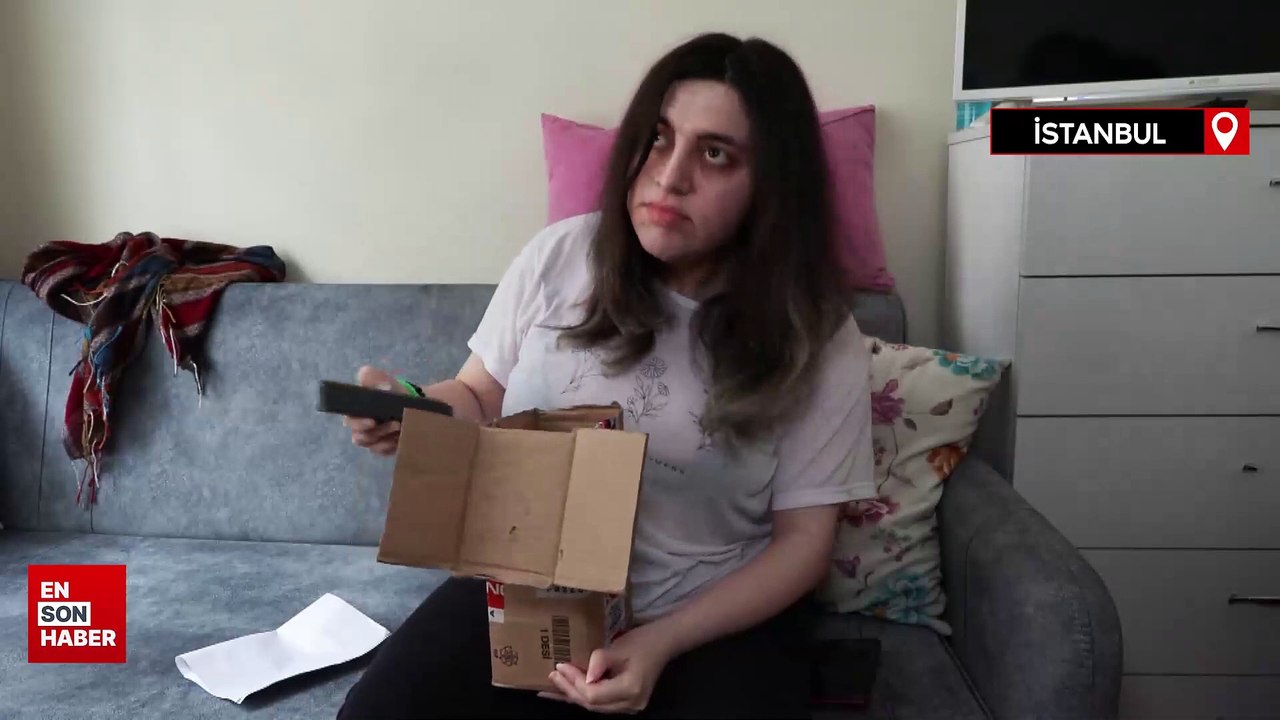 İnternet üzerinden tablet sipariş etti taş çıktı