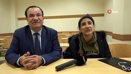 Cumhurbaşkanı'ndan ilham alan görme engelli kız, ilahiyat fakültesini dereceyle kazandı