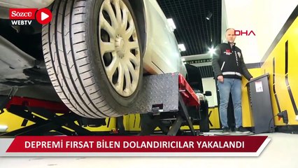 Depremde zarar gören araçların bilgilerini kopyalayan dolandırıcılar yakalandı