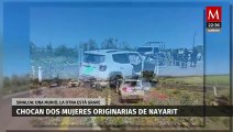 Un accidente en límites de Sinaloa y Sonora deja a una mujer muerta y otra gravemente herida