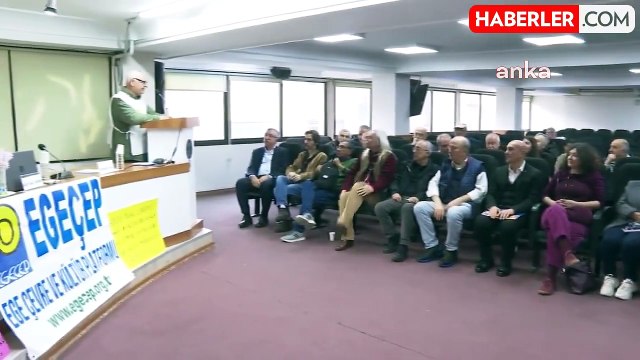 İzmir Büyükşehir Belediye Başkanı Tunç Soyer, EGEÇEP Kurultayı'nda yerel yönetimler ve ekolojik kentler hakkında konuştu