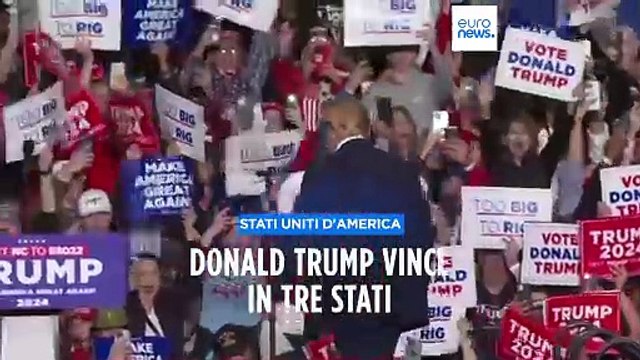 Stati Uniti: Trump vince le primarie dei repubblicani in tre Stati in un solo giorno