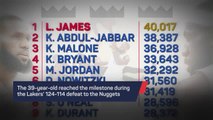 Long live King James - LeBron reaches 40,000 points