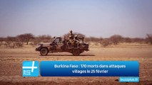 Burkina Faso : 170 morts dans attaques villages le 25 février
