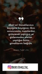 Bir Duâ #tesbih #salavat #dua