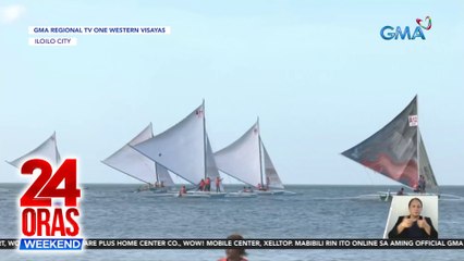 Naggagandahan at makukulay na paraw, tampok sa Paraw Regatta Festival | 24 Oras Weekend