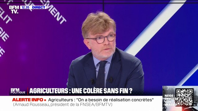 Colère agricole: Marc Fesneau reconnaît qu'il faut lever les doutes sur les avancées du gouvernement
