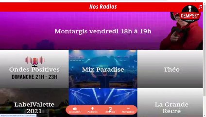 j'intègre une nouvelle radio - Dempsey Animateur