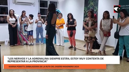 Los nervios y la adrenalina siempre están, estoy muy contenta de representar a la provincia