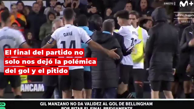 La tangana final que captó Movistar Plus+ con Bellingham y Rüdiger defendiendo a Vinicius