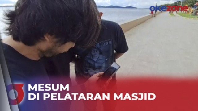 Viral Aksi Mesum Dua Sejoli di Pelataran Masjid BJ Habibie Parepare