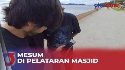 Viral Aksi Mesum Dua Sejoli di Pelataran Masjid BJ Habibie Parepare