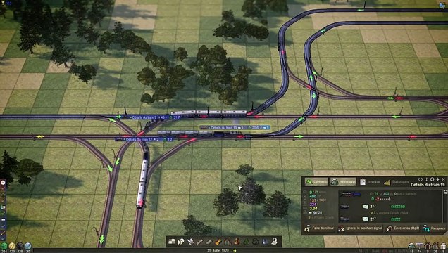 [FR] Mashinky 5- J'ai refait mes lignes principales pour fluidifier le trafic. Fabrication d'Acier