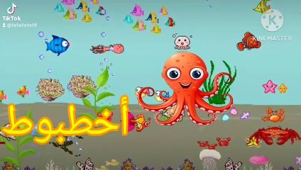 الحيوانات و المخلوقات البحرية للاطفال_Sea Animals Names for Kids in Arabic
